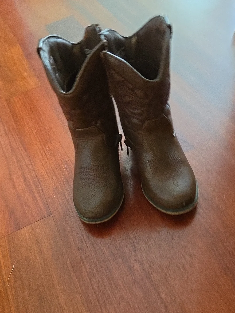 Cat & Jack Brown Kids Western Boots